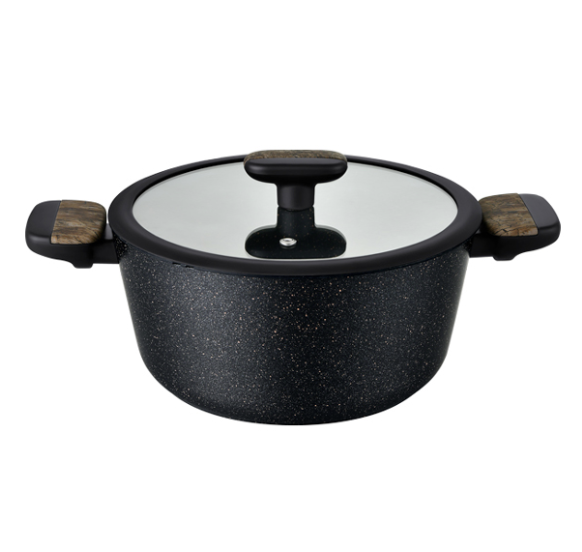 Кастрюля 2,5л с крыш. 20см Linea ALBERO (индукция) 2антипр/покр бакелит/силикон/ручка 62-1420