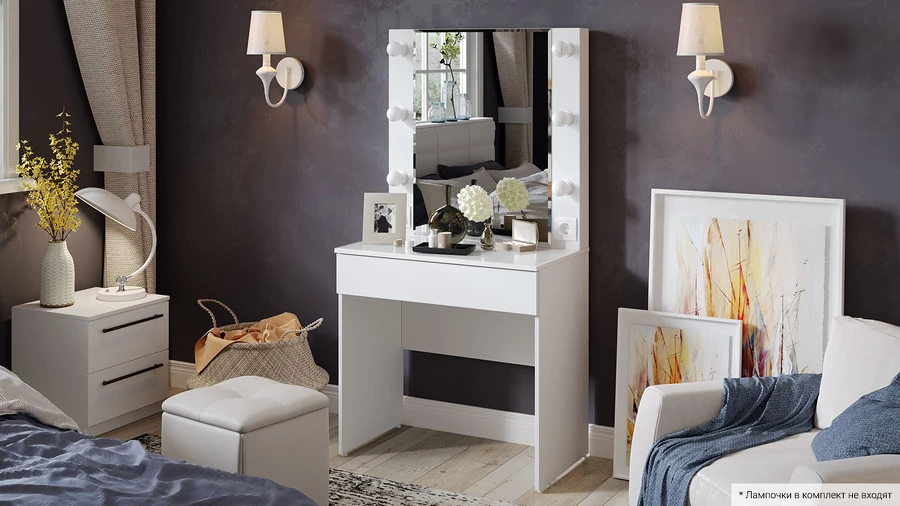 Стол туалетный Марго Белый 02-059.006