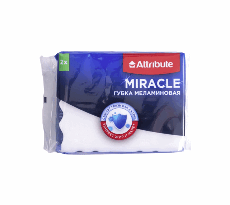 Губка меламиновая 2шт MIRACLE ACP012