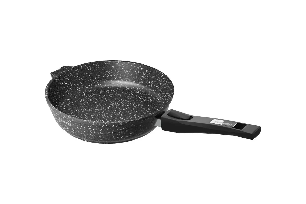 Сковорода индукционная 28см со съемной ручкой АП Гранит black Induction Pro арт. 028802И