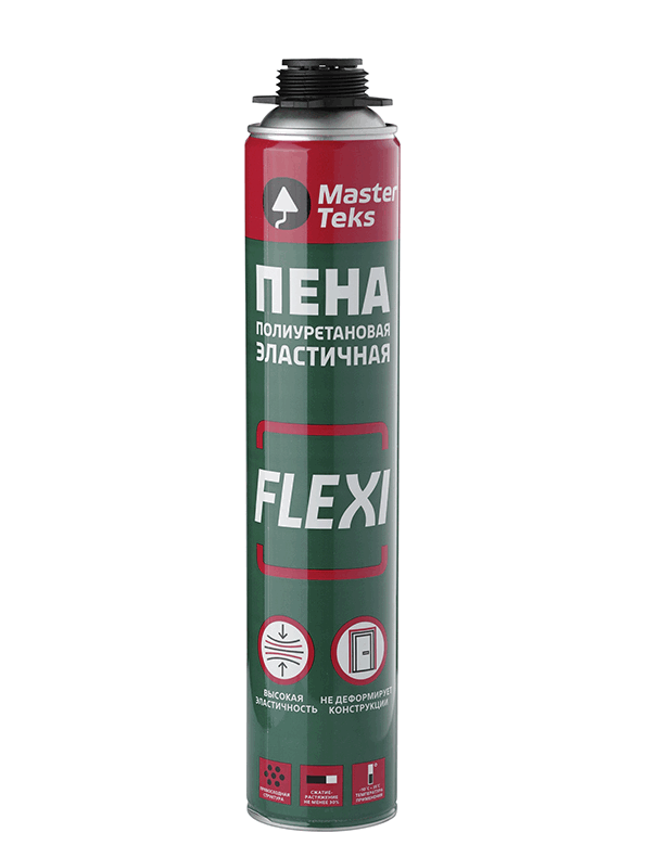 Пена MasterTeks полиуретановая FLEXI ПРО эластичная 0,770 всесезонная