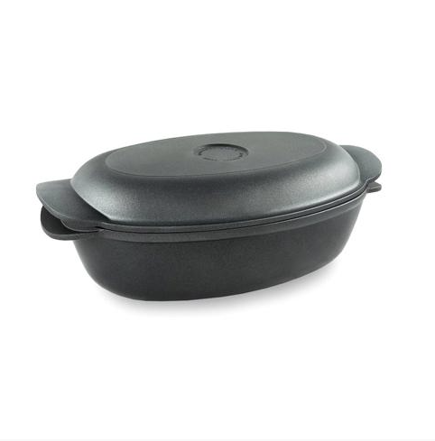 Утятница 3л ПР ЛИТАЯ с крышкой-сковородой