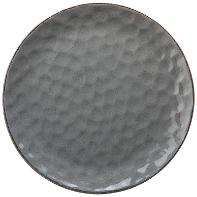 *Тарелка подстан. 24см "Отражение" Серая платина