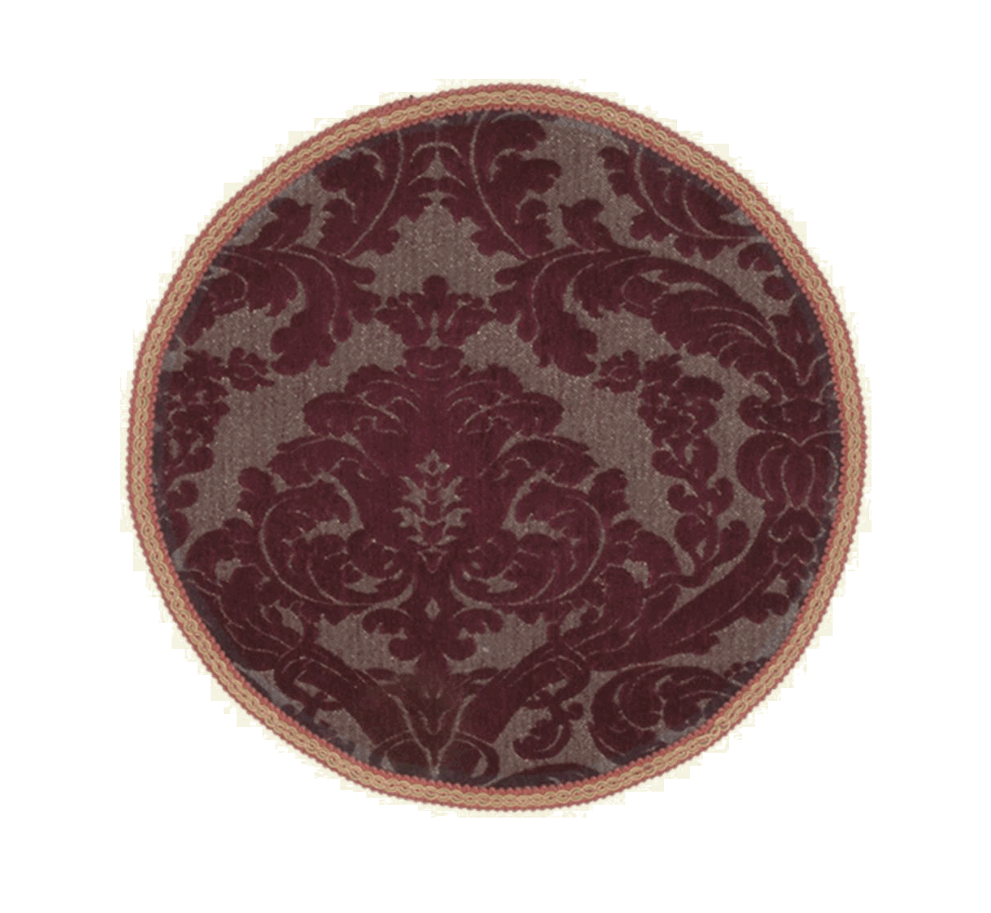 Салфетка декорат. круглая Bogacho ф340 пурпур