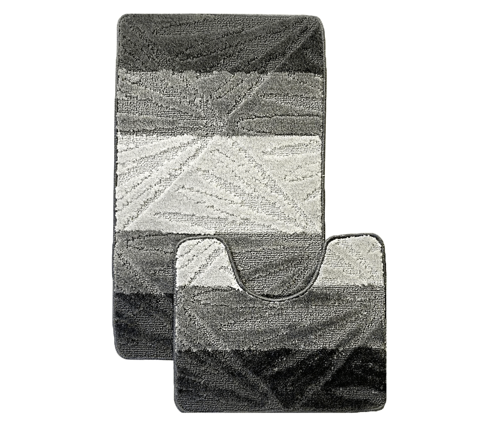 Комплект ковриков Dekorelle Bravo 50*80/50*40 BrMk08-3 графит