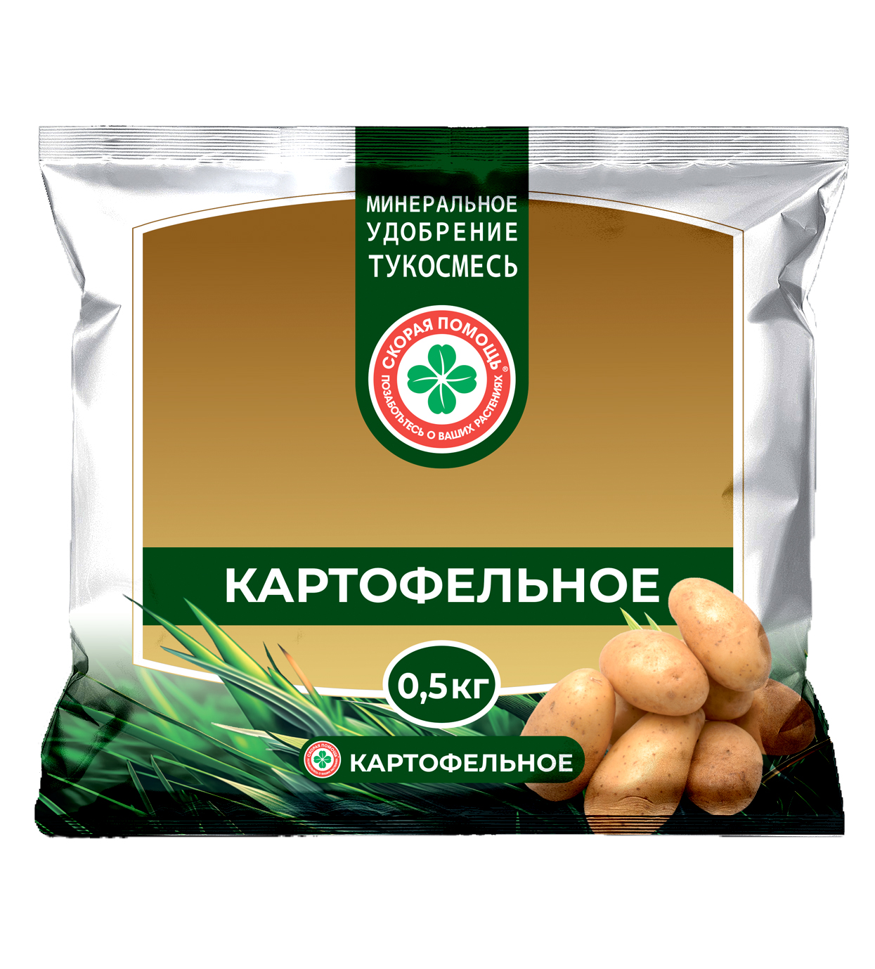 Удобрение минеральное тукосмесь Скорая помощь Для картофеля 0,5 кг