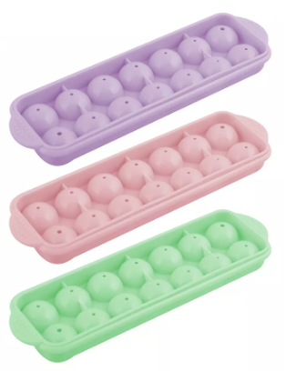 Форма для льда "Шарики"  24*7*3см 3цв