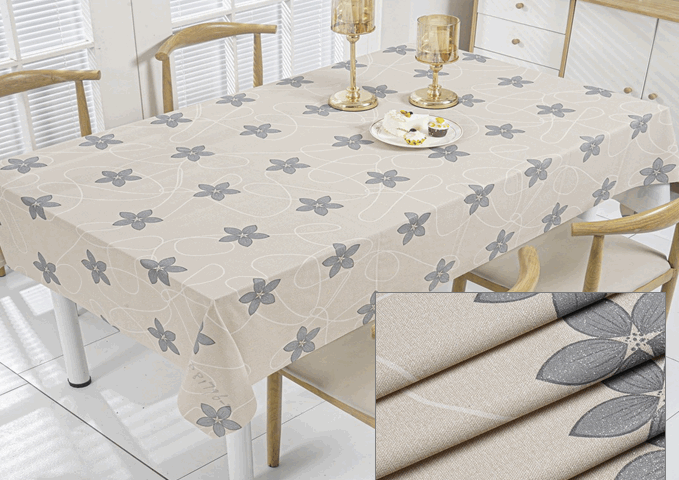 Клеенка ПВХ на тканевой основе Dekorelle Eleganta 006-1, разм. 1,4*20м 