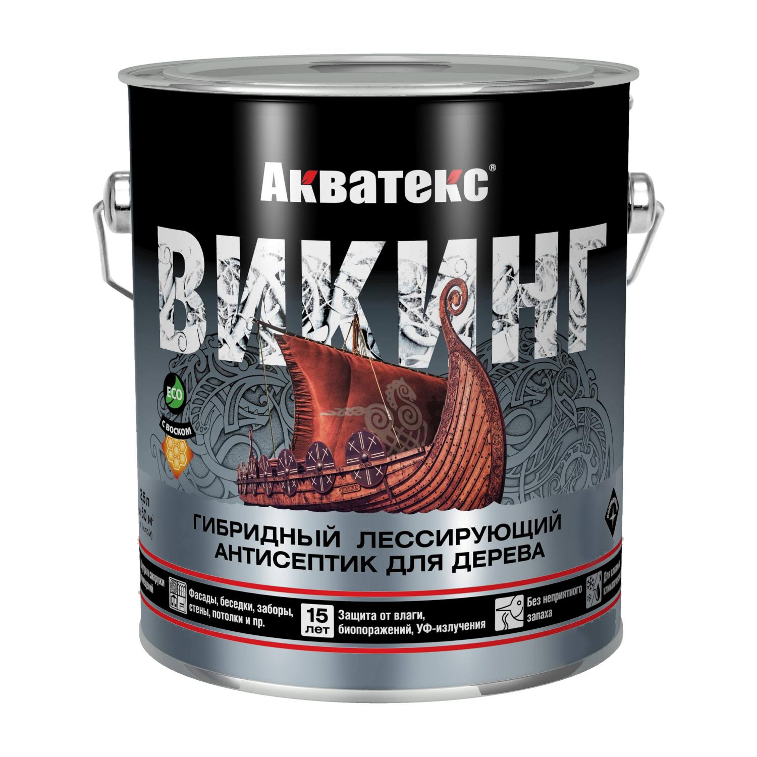 Антисептик Акватекс ВИКИНГ тик 2,5л. д/дерева