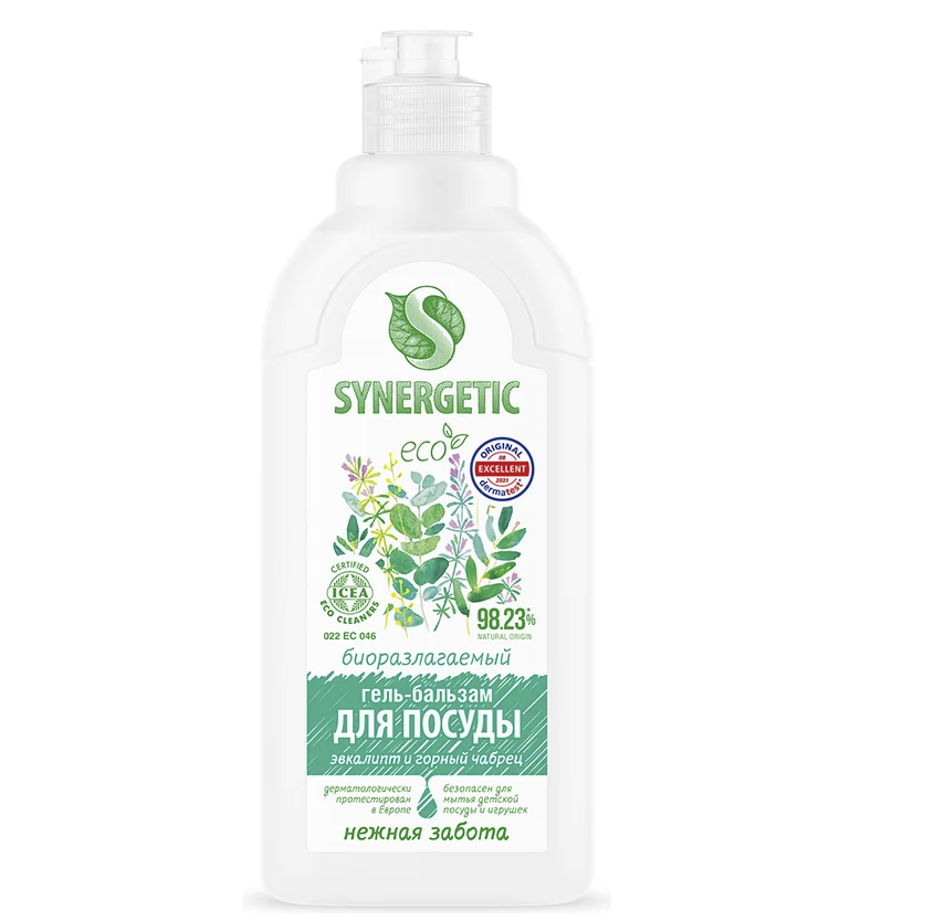 Ср-во д/посуды Бальзам Синергетик SYNERGETIC 0,5л Эвкалипт и горный чабрец   103062