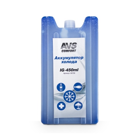 Аккумулятор холода AVS (80709) IG-450ml (пластик)
