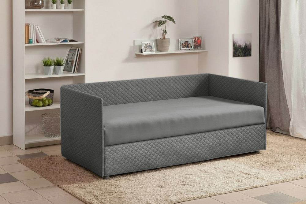 Софа  900 ППУ с 2 боковинами (Columbia grey)