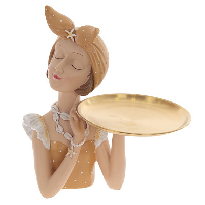 Фигурка декор. "Девушка " L24 W17 H27 см 800274