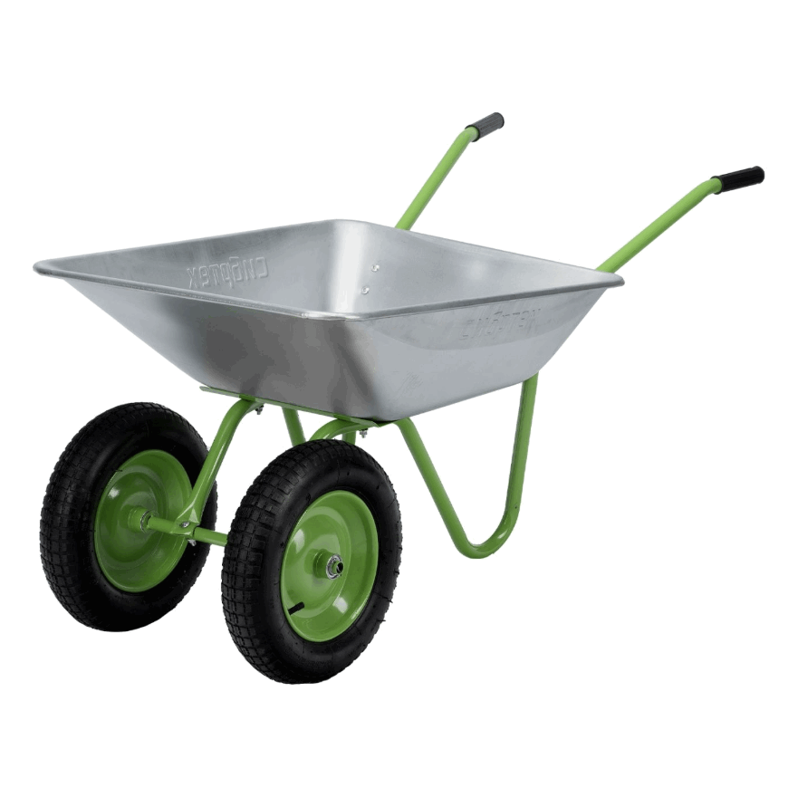 Тачка садовая, 2-х колесная, грузоподъемность 120кг, объем 65л// Сибртех