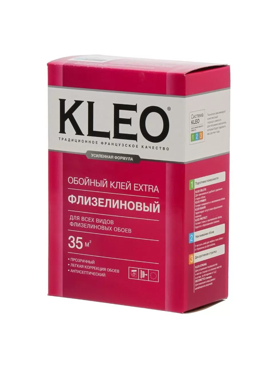 Клей KLEO Extra 35 для флизелиновых обоев (240гр//20)  