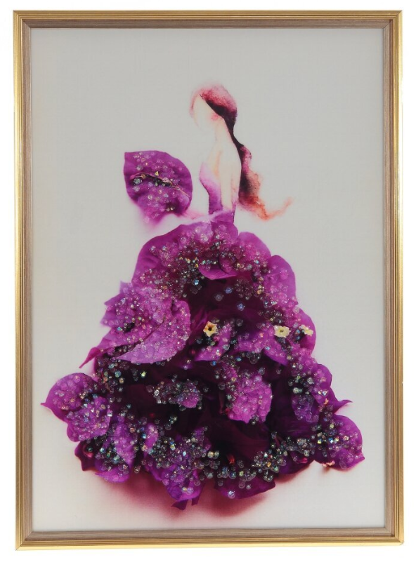 Панно с кристальным декором, L52 W3 H72 см 772556