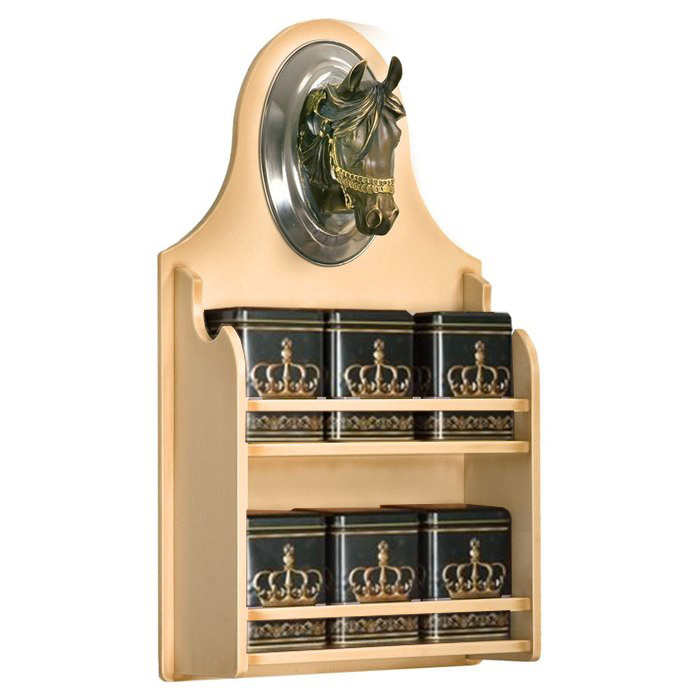 Полка настенная "Дублин"-11 (с набором из 6-ти жестяных банок АС 11233