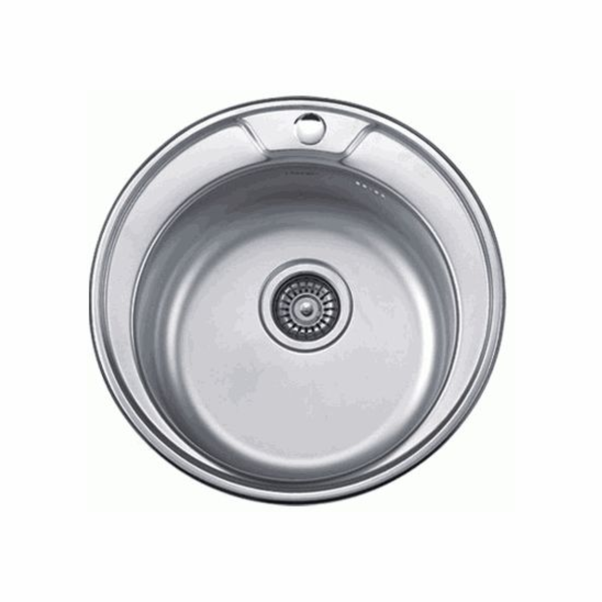 Мойка круглая нерж. d490 0,6*170 / 160 выпуск 3 1/2