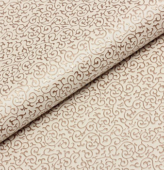 *Винилискожа KVS/CORAL/WHITE/COPPER искожа Индия 140см