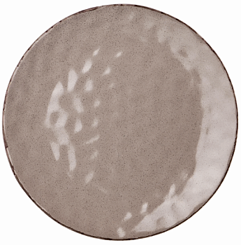 *Тарелка дес. 19см "Отражение" капучино