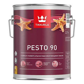 *Эмаль PESTO 90 C в/гл 0,9л