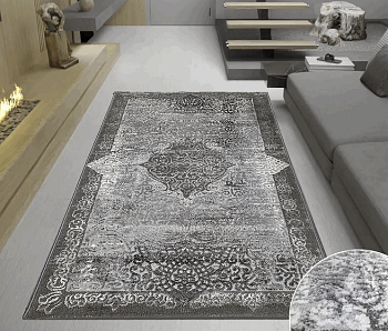 Ковер ECO SEASON 7930A L.GREY/L.GREY 1,2*1,7 (2,04 м2)