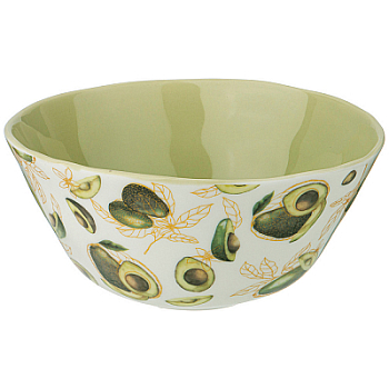 *Салатник bronco Avocado 1400 мл 20*9,5 см зелёный арт. 189-429