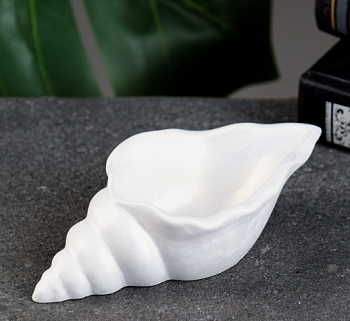 Кашпо фигурное "Ракушка" перламутр 13*6*3см 7696431