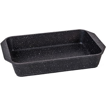 Противень 22*33 см АП Гранит black, арт.93802