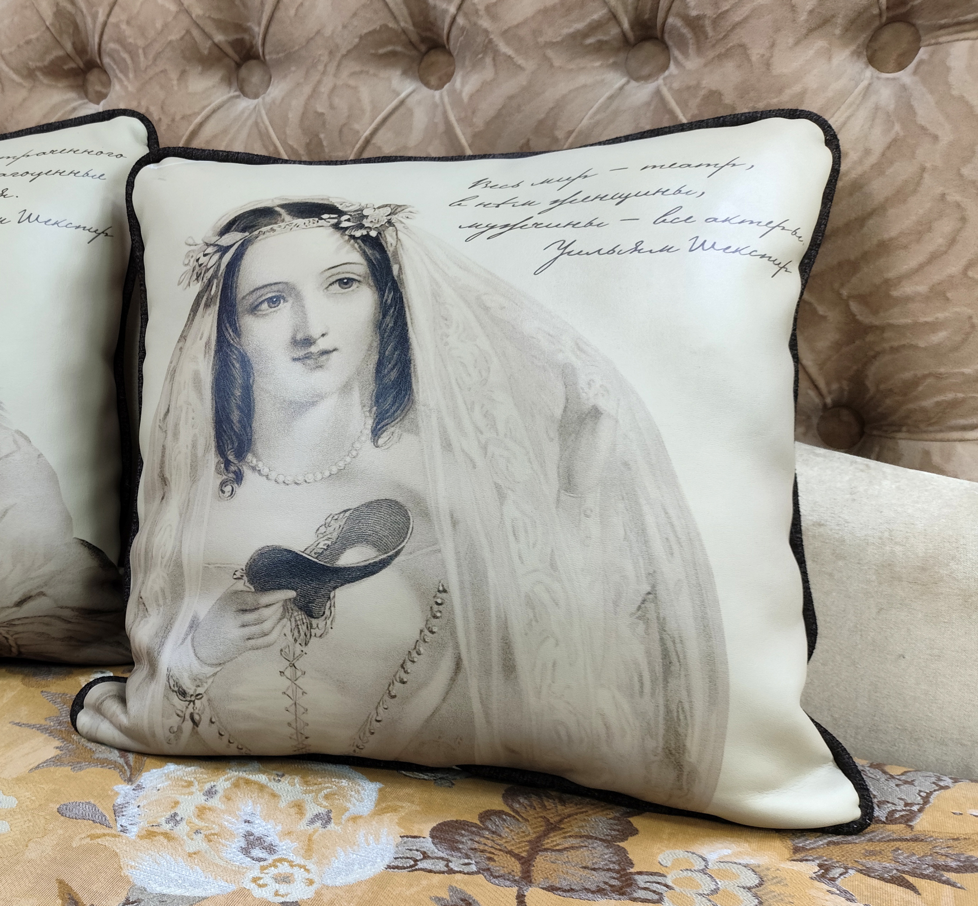 Подушка декоративная (400*400) Экокожа-6 74209