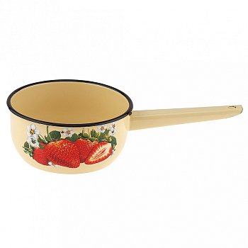 Ковш эм 1,5л "Сочная клубника" кремовый  С-2008/4Км