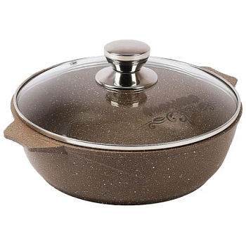 Жаровня 3л АП Гранит brown 33806