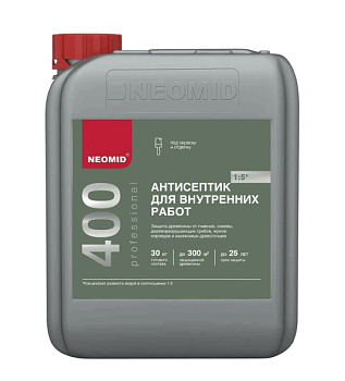 Деревозащитный состав д/внутрен. работ 5кг, конц.1:5 Неомид 400 