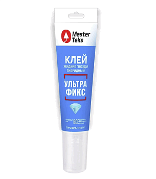 Клей гибридный жг MasterTeks ультрафикс 0,08 прозрачный 9782292