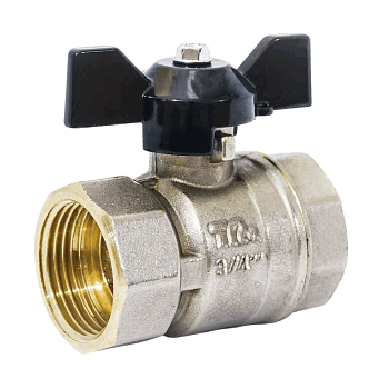 Кран шаровой TeRma НЕО/NEO 3/4" в/в бант 32005