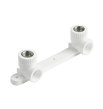 Угольник полипроп. PRO AQUA 20*1/2" внутренняя резьба двойной PA280008