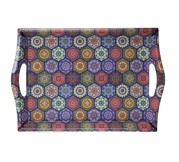 Поднос VETTA Мозаика  пластик 39*27*4,3см  862-437