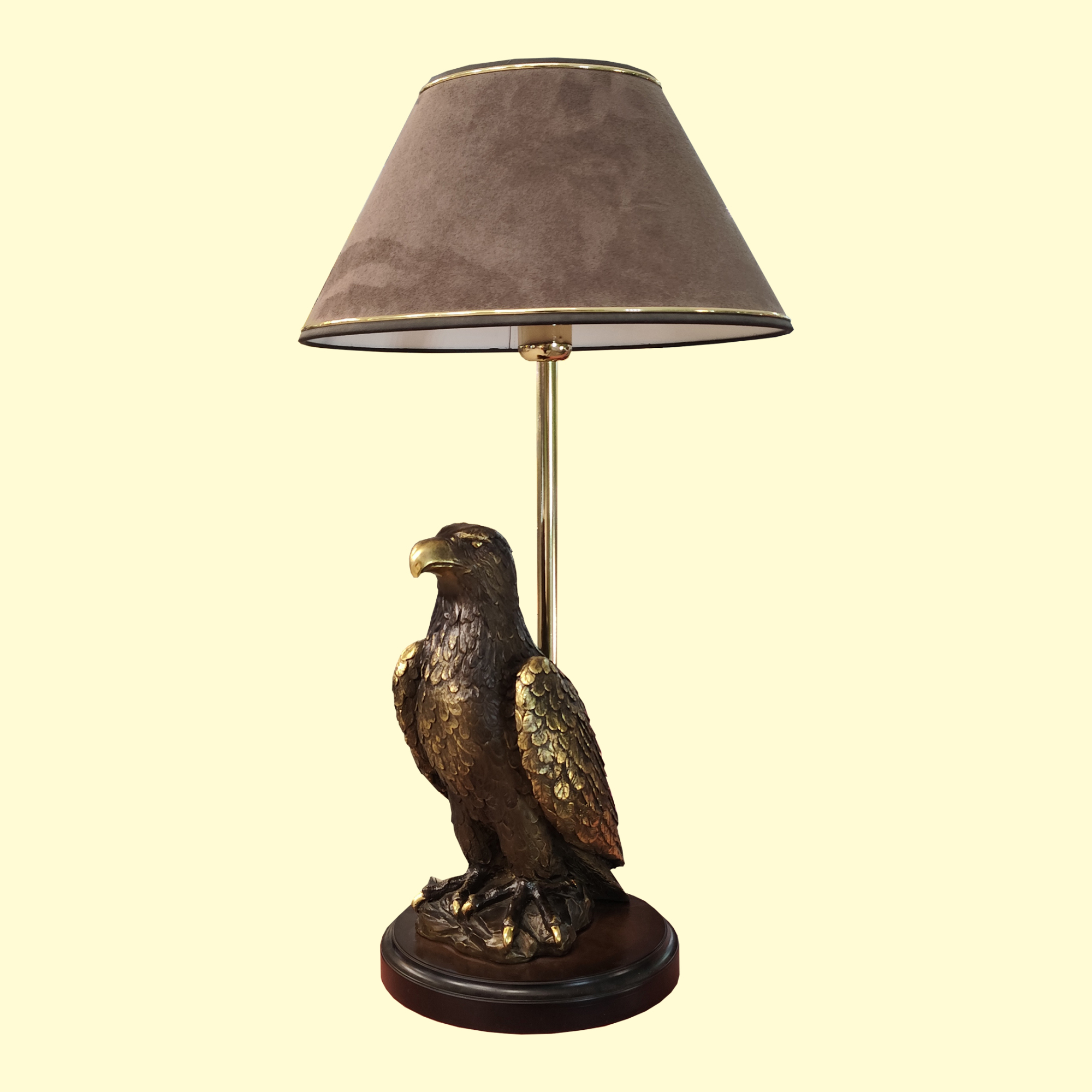 Св-ник быт. СБ-98 "Гордая птица" Б 32100+Абажур №38 (Кофе-2) 34013